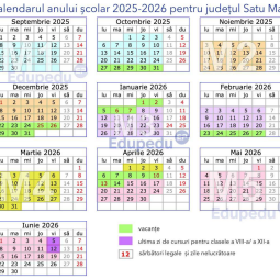 Structura anului școlar