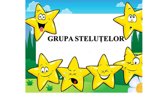 Grupa mică "Steluțelor"-limba de predare română